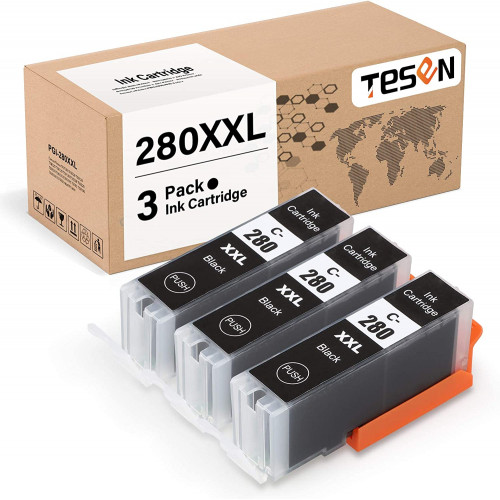 Canon 280XXL PGI-280XXL Black Ink Cartridge 3 Pack